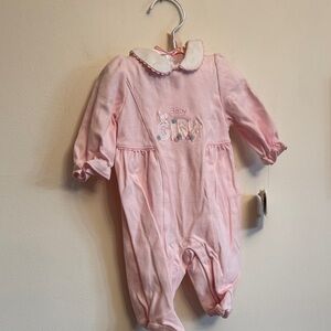 Sesame Street Pink Baby Footie